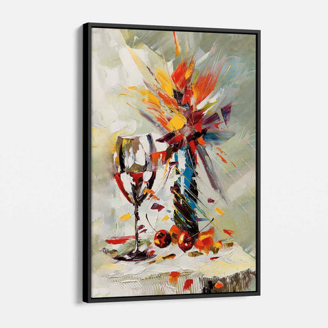 Beige Exquisite Still Life Wall Art Canvas 9057