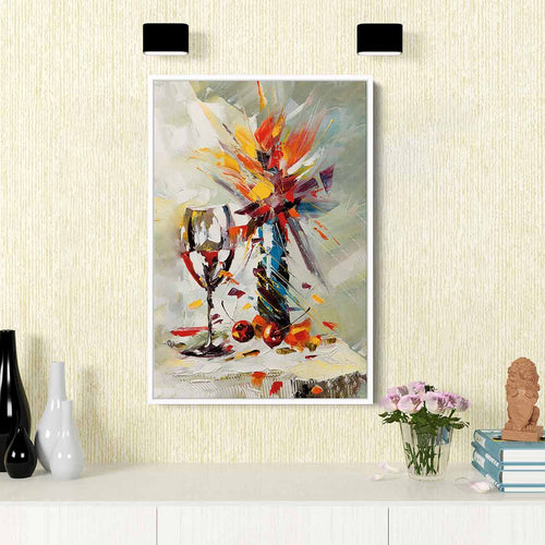 Beige Exquisite Still Life Wall Art Canvas 9057