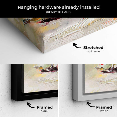 Beige Exquisite Still Life Wall Art Canvas 9057