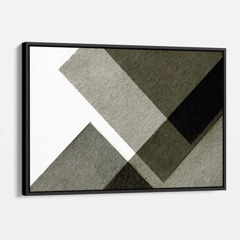 Grey Fabric Wall Art Canvas 6018