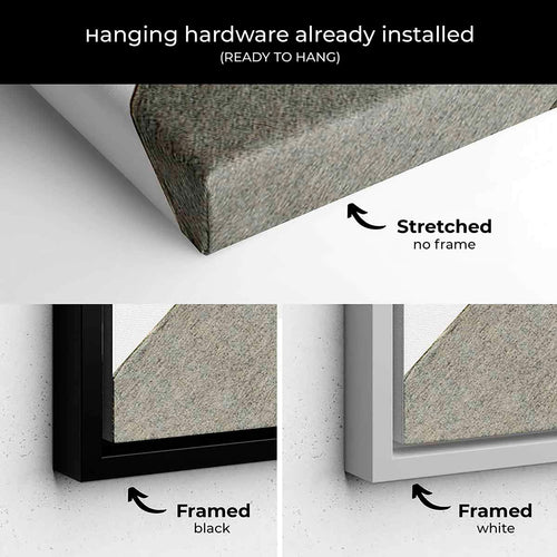 Grey Fabric Wall Art Canvas 6018