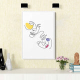 White Faces Wall Art Canvas 1240