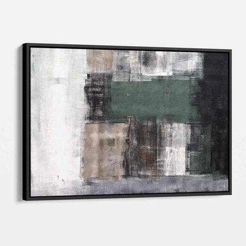 Brown Faded Painting Wall Art Canvas 9143