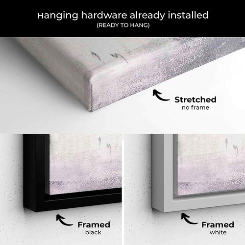 Brown Faded Painting Wall Art Canvas 9143