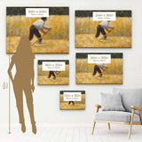 Yellow Farm Wall Art Canvas 4826