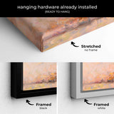 Brown Fast and Free Horse Wall Art Canvas 9044