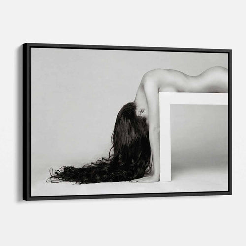 Grey Feminine Wall Art Canvas 0843