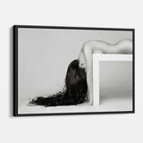 Grey Feminine Wall Art Canvas 0843