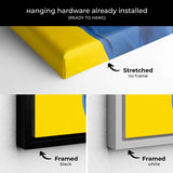 Yellow Feminist Wall Art Canvas 4168