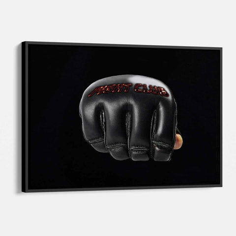 Black Fighting Wall Art Canvas 3914