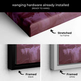 Purple Flip Flops at Sunset Wall Art Canvas 2688