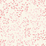 White and Pink Floral Peel and Stick Removable Wallpaper