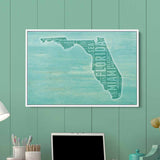 Blue Florida Wall Art Canvas 86_a