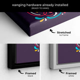 Multi Color Follow Your Dream Wall Art Canvas 8298