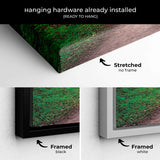 Green Forest Wall Art Canvas 9082