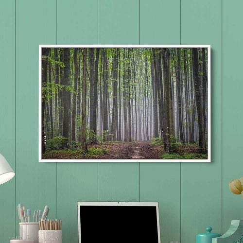 Green Forest Wall Art Canvas 7432