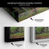 Green Forest Wall Art Canvas 7432