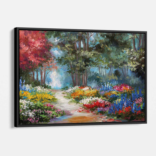Multi Color Forest Wall Art Canvas 9640