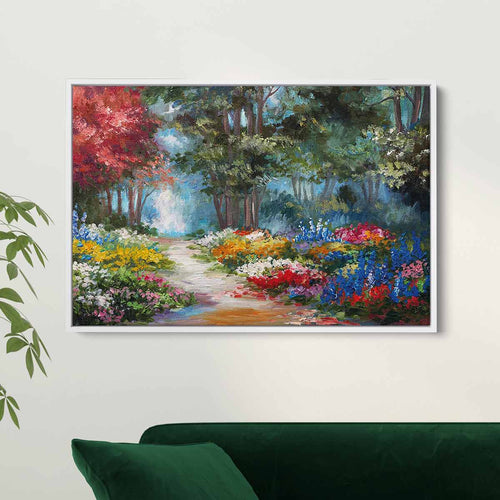 Multi Color Forest Wall Art Canvas 9640