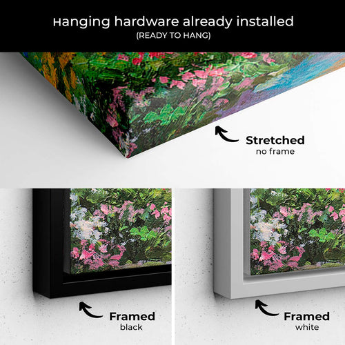 Multi Color Forest Wall Art Canvas 9640