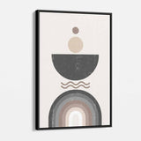 Grey Geometric Wall Art Canvas 8310