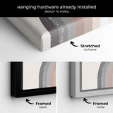 Grey Geometric Wall Art Canvas 8310