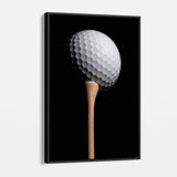Black Golf Wall Art Canvas 6905