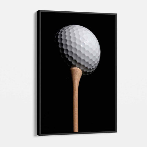 Black Golf Wall Art Canvas 6905