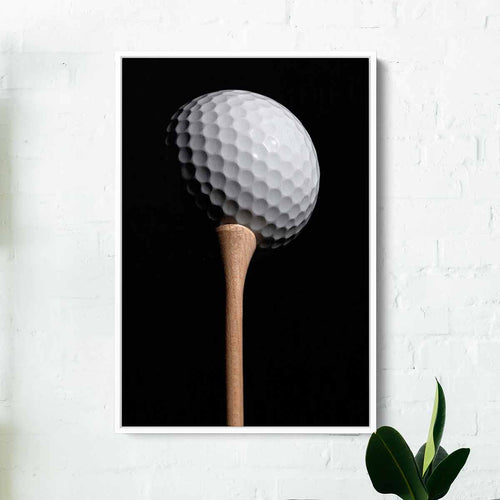 Black Golf Wall Art Canvas 6905
