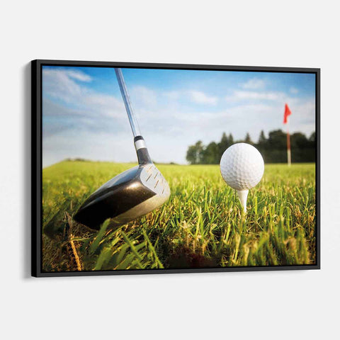 Green Golf Field Wall Art Canvas 0995