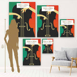 Multi Color Harmony in Strings Wall Art Canvas 5162