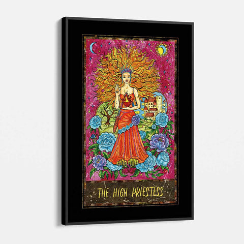 Multi Color High Priestess Wall Art Canvas 7802