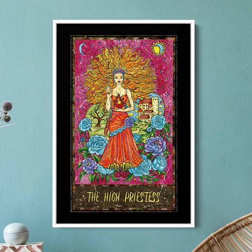Multi Color High Priestess Wall Art Canvas 7802