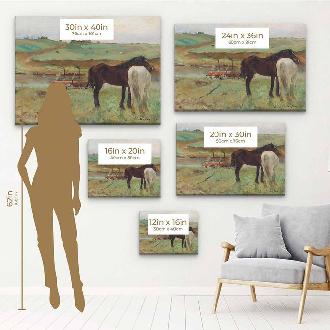 Brown Horse Wall Art Canvas 4840