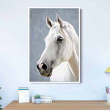 White Horse Wall Art Canvas 0701