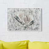 White Ice Skating Wall Art Canvas 1234