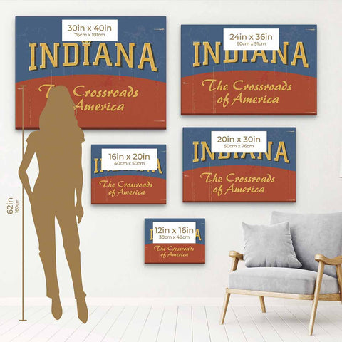 Blue Indiana Wall Art Canvas 92_a