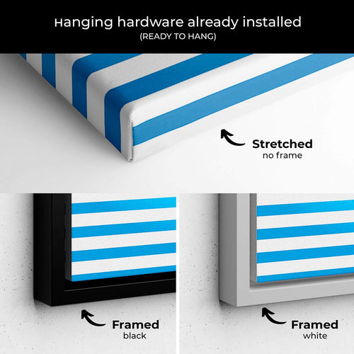 Blue It is the Sea Life Wall Art Canvas 6020