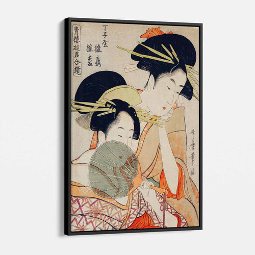 Beige Japanese Wall Art Canvas 6244