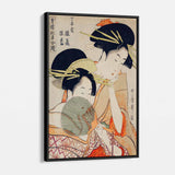 Beige Japanese Wall Art Canvas 6244