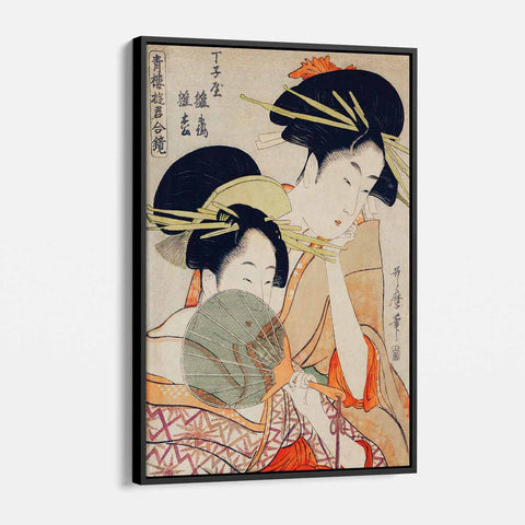 Beige Japanese Wall Art Canvas 6244