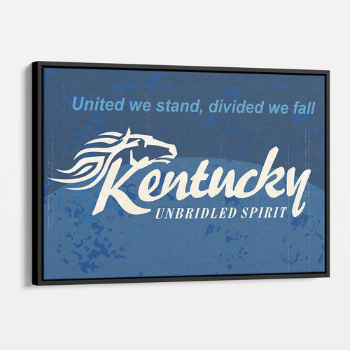 Blue Kentucky Wall Art Canvas 92_b