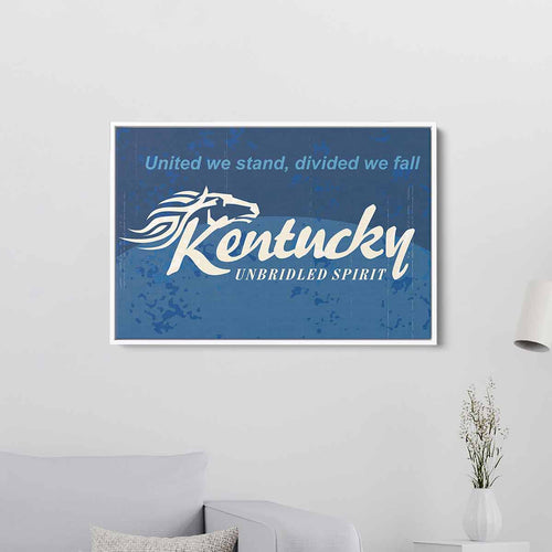 Blue Kentucky Wall Art Canvas 92_b