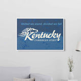 Blue Kentucky Wall Art Canvas 92_b