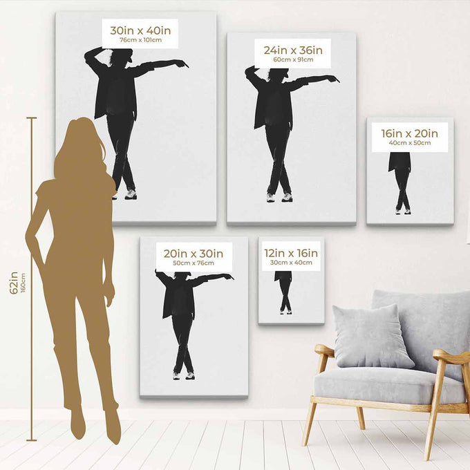 White King of Pop Wall Art Canvas 7615