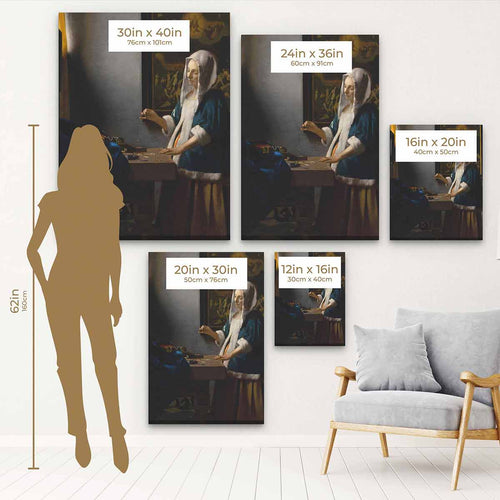 Brown Lady Wall Art Canvas 5472
