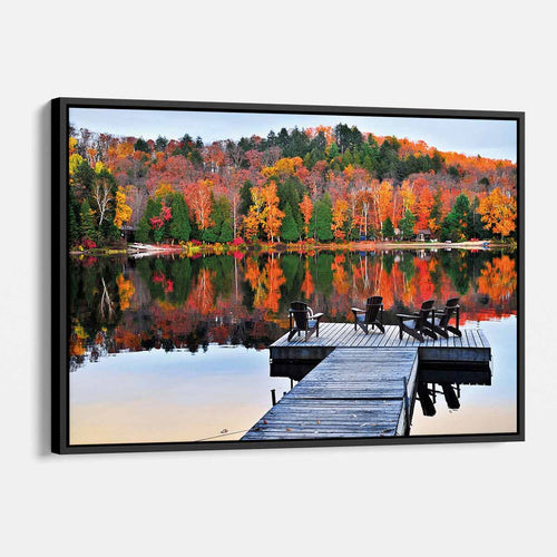 Brown Lake Wall Art Canvas 8790