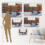 Brown Lake Wall Art Canvas 8790
