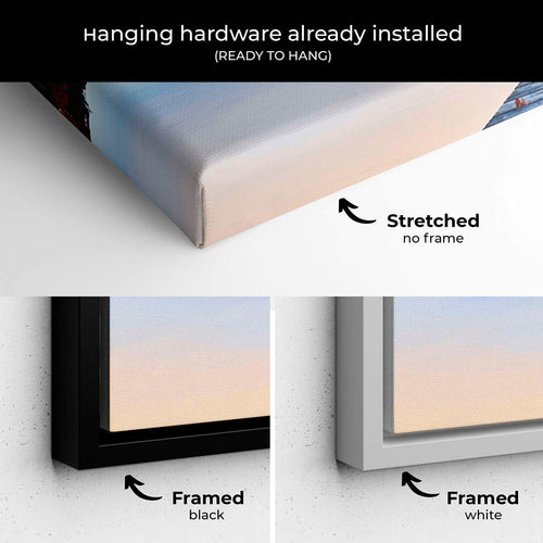 Brown Lake Wall Art Canvas 8790