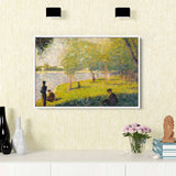 Green Lake Wall Art Canvas 4831